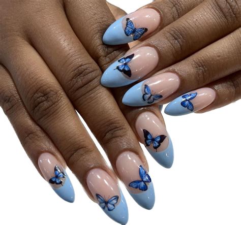 31 Simple Cute Butterfly Nails - Sparkling Boy Ideas