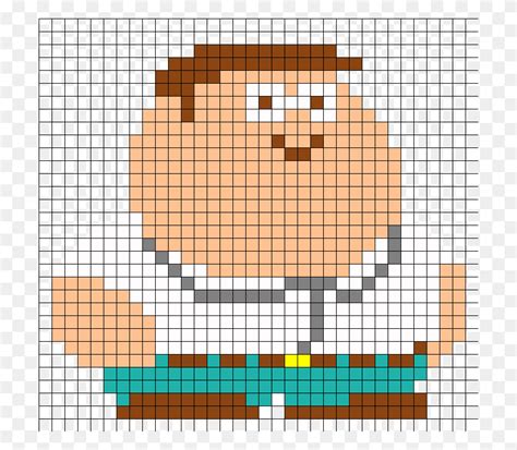 Peter Griffin Family Guy Perler Bead Pattern Stella Super Mario Pixel ...