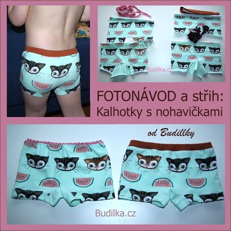 kalhotky s nohavičkami, střih a fotonávod zdarma - Budilka.cz | Dikiş ...