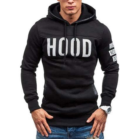 Moleton Masculino 2018 Slim Fit Hoodies Men Sweatshirt Long Sleeve Pullover Hooded Sportswear ...