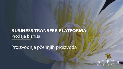 PRODAJA BIZNISA: PROIZVODNJA LJEKOVITIH PČELINJIH PROIZVODA – Alpha ...