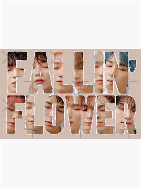 "Seventeen - "Fallin' Flower"" Poster by lovely-day | Redbubble