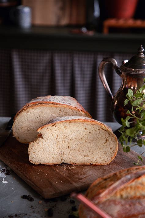 No-Knead Sourdough Bread — Under A Tin Roof