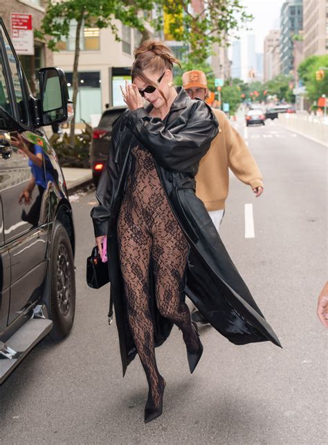 Hailey Bieber Proves Sheer Lace Looks Are Her Maternity Staple