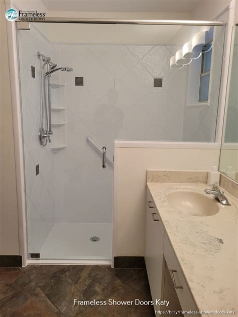 Doorless Shower Half Wall Glass Shower Enclosures | Frameless Shower Doors
