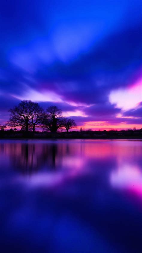 Blue Sunset Art Wallpapers - Top Free Blue Sunset Art Backgrounds ...