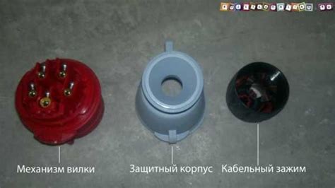 Кабельный зажим и защитный корпус трехфазной вилки АББ, необходимо ...