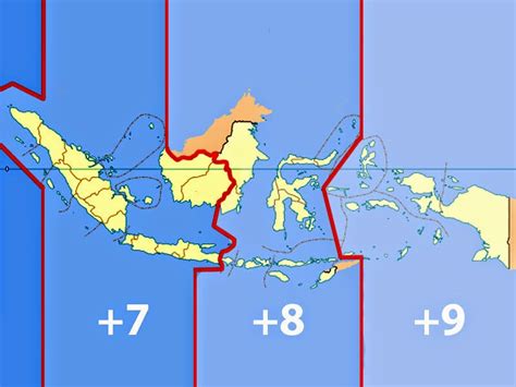 pembagian zona waktu indonesia