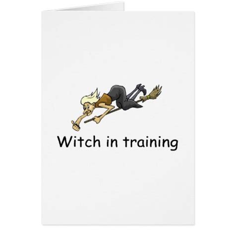 Witch In Training Card | Zazzle