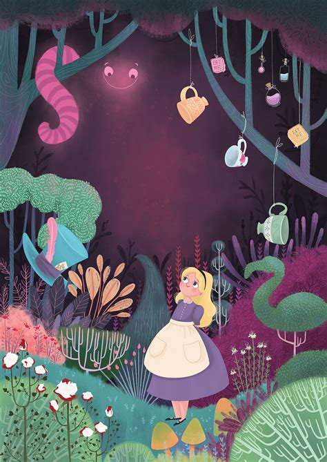 Colour Collective - No. 3 on Behance | Alice in wonderland