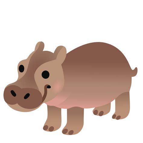🦛 Hippopotamus Emoji, Hippo Emoji