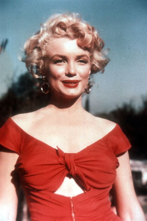 Laminated Marilyn Monroe Poster Red Dress Sexy Color Picture Image | My