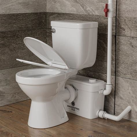 600W Upflush Toilet With Pump by MF, Standard Height & Space-Saving