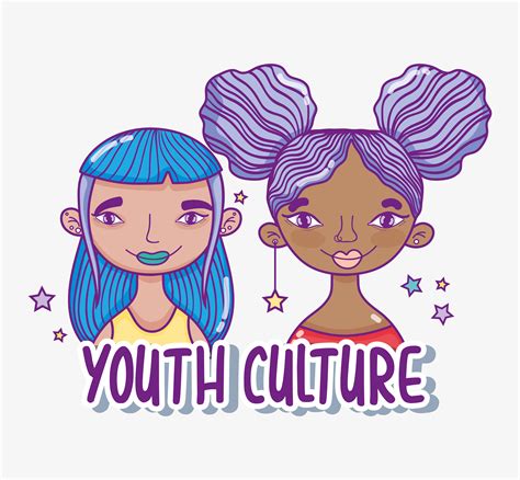 Youth culture millenial woman cartoon 642294 Vector Art at Vecteezy