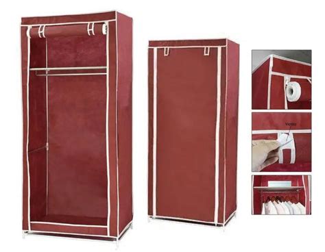 Складной тканевой каркасный шкаф на 1 секцию для вещей и обуви Storage ...