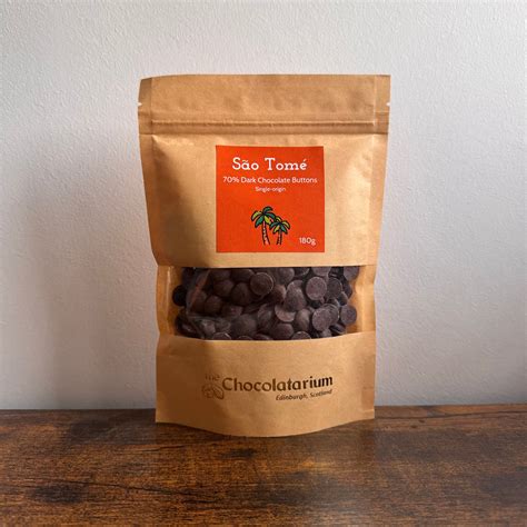 Chocoatarium | São Tomé 70% Dark Chocolate Buttons – The Chocolate Shop