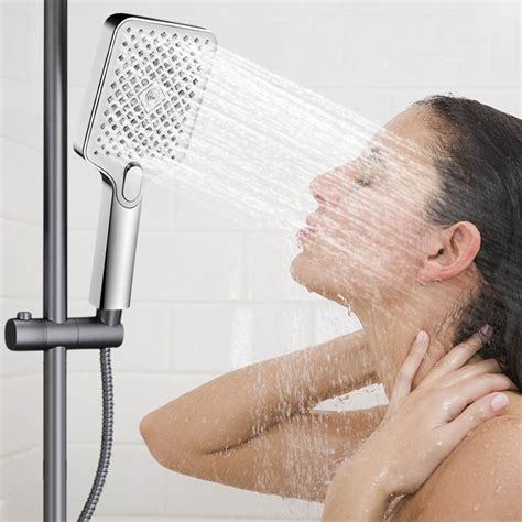 3 Shower Head with Handheld-High Pressure Shower Head Turbocharged