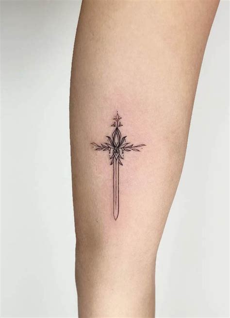 Simple Sword Tattoo