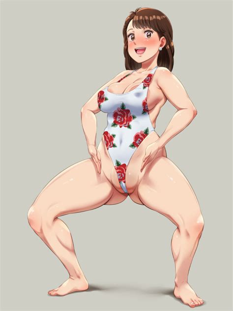rule  big areola big breasts blush brown eyes brown hair cute