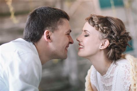 premium photo loving couple teasing     stylish living room