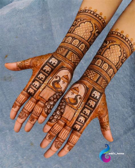 anki's_henna on Instagram: "Basic, simple traditional creation for