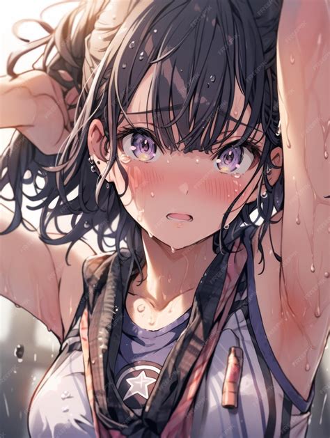 Premium AI Image | Beautiful Marin Kitagawa tank top giantess armpit