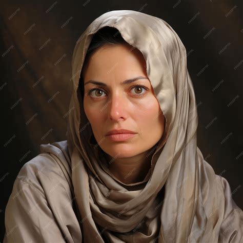 Premium AI Image | Wistful Middle Eastern Woman Gazing at Photograph