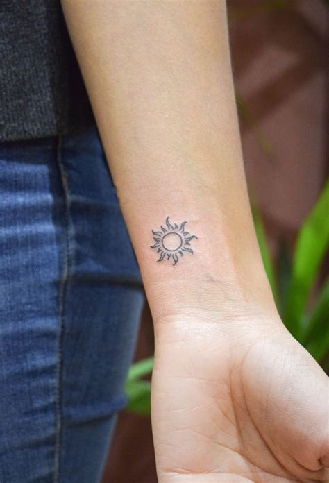 Sun Tattoo | Sun tattoos, Sun tattoo small, Sun tattoo