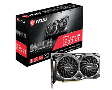 MSI Radeon RX 5500 XT MECH 8G
