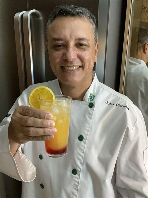 Coquetel Sex on the Beach - Chef Joao Cisneiro - Gastronomia