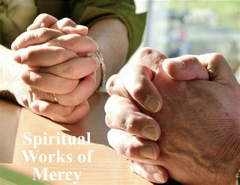 spiritual work of mercy 3