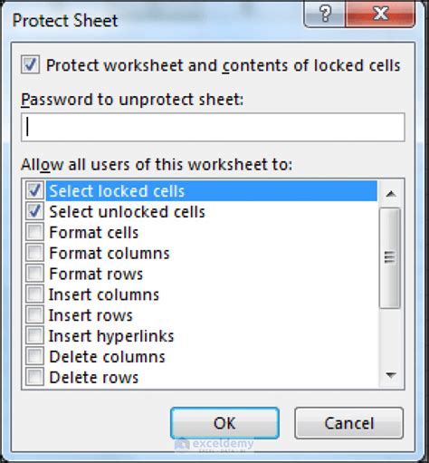 top excel security tips features  securing worksheets  workbooks