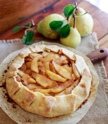 Rustic Pear Tart Recipe ~ Quick and Easy to Make - Oh, That's Good!