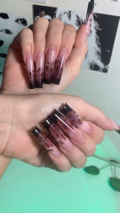 Процесс создания ногтей себе #рекомендации #nails #nailart # ...