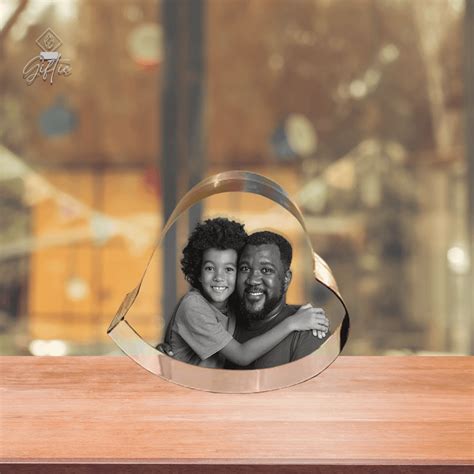 3D Crystal Modern Heart | Romantic Personalised Gift