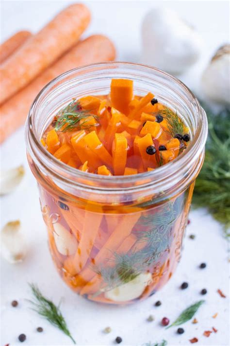 Quick Pickled Carrots - Evolving Table