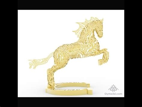 Rocinante Horse Sculpture (69YURY5E5) by Oyma3D