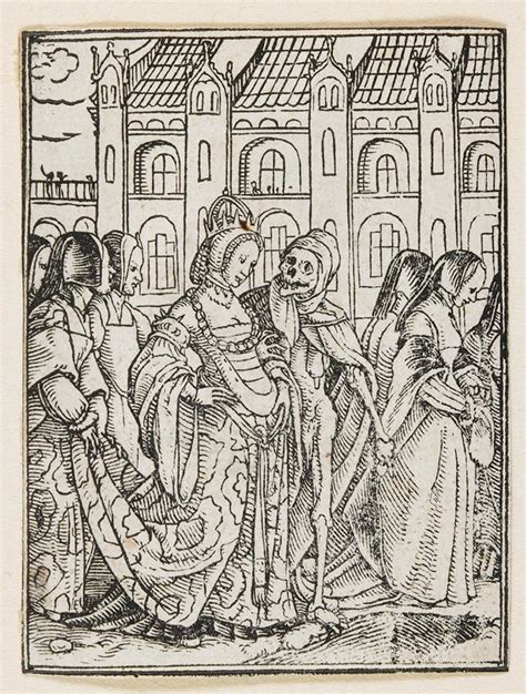 The Empress from Dance of Death (Lyons), 1538, Hans Holbein the Younger ...