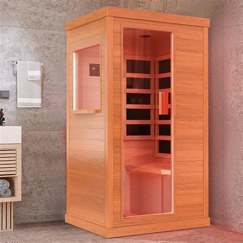 Sauna Room for Outdoor & Indoor, 360° Far Infrared Sauna with Bluetooth