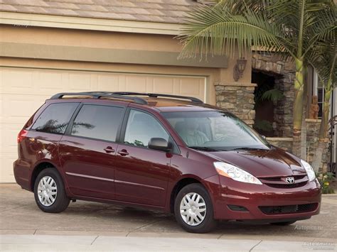 Toyota Sienna - расход топлива Тойота Сиенна, клиренс, габариты ...