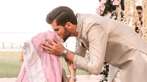 Shaheen Shah Afridi ties the knot with Shahid Afridi’s daughter Ansha ...