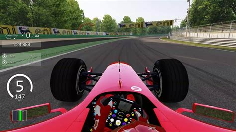 Assetto Corsa - Ferrari F2002 and F2004 Speed Comparison at Monza - YouTube