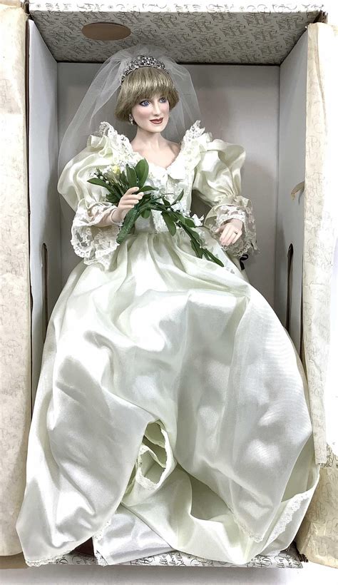 Lot - Franklin Heirloom Dolls Princess Diana Doll