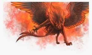 Angel Maalik, Surrounded By Fire, Is Purging All Demons - Illustration ...