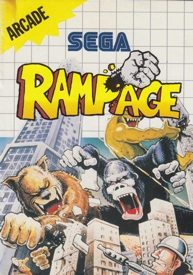 Rampage (1988) by Midway Master System game