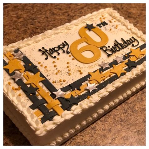 80th Birthday Cake For Men, Square Birthday Cake, Birthday Sheet Cakes ...