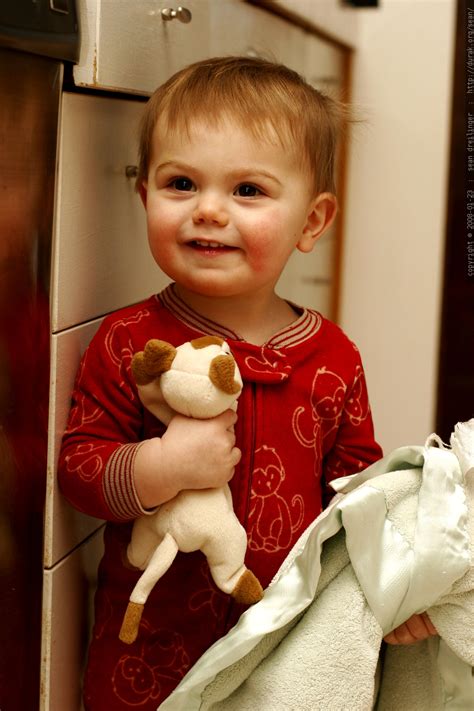 photo: poster child for bronchiolitis fresh from his nap with his baby ...