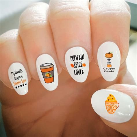 Fall Nail Decals - Etsy