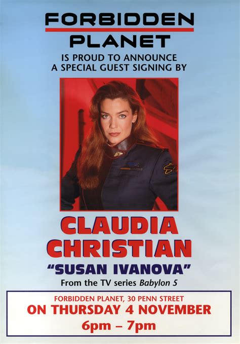 Bristol Claudia Christian Signing @ ForbiddenPlanet.com - UK and