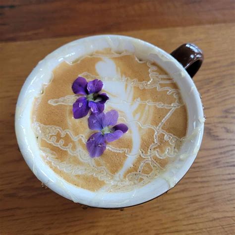 Violet & Honey Latte